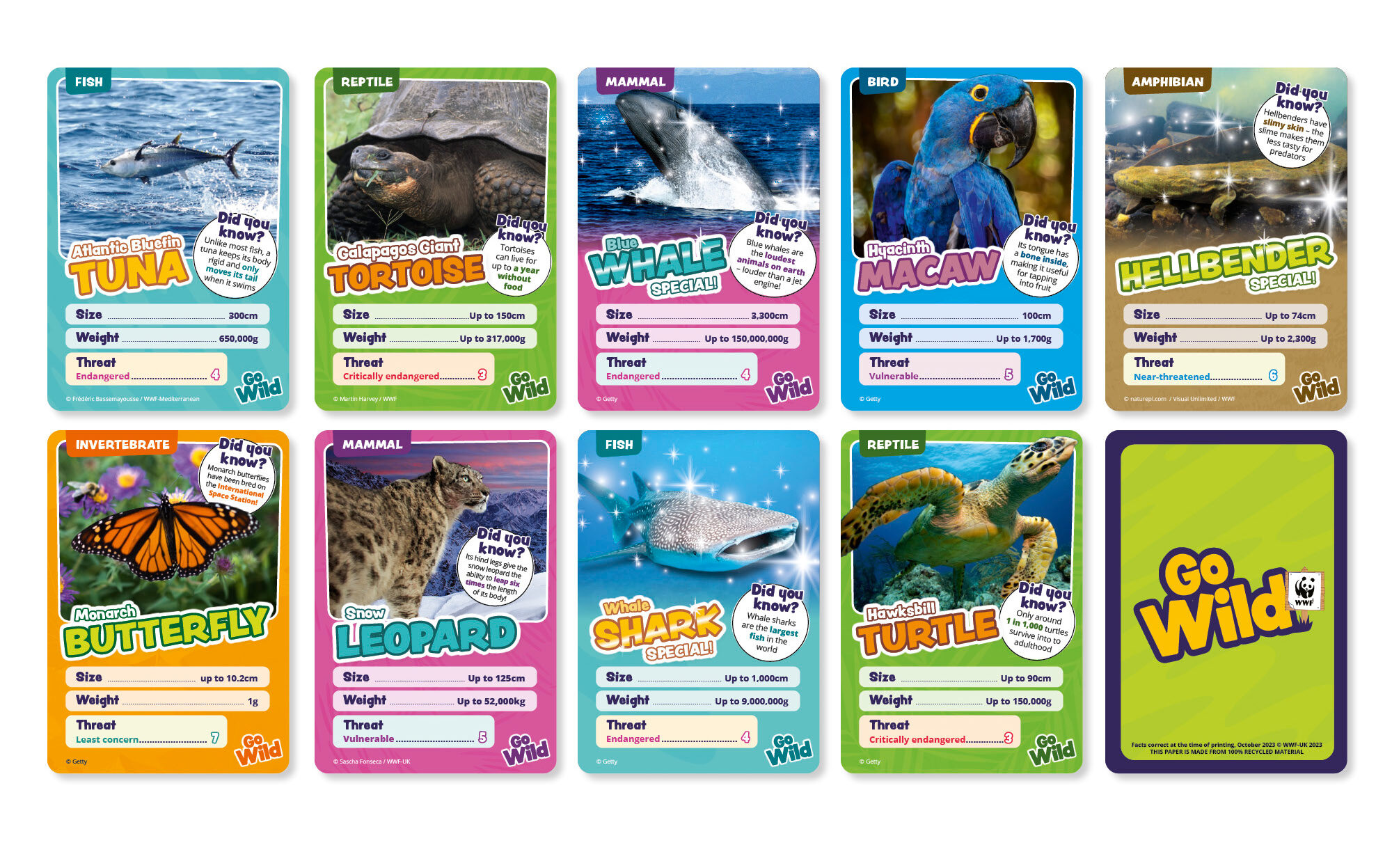 Go Wild Top trumps